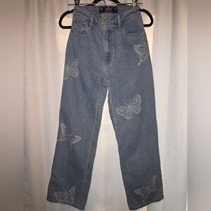 Hollister Light Blue High-Rise Jeans
